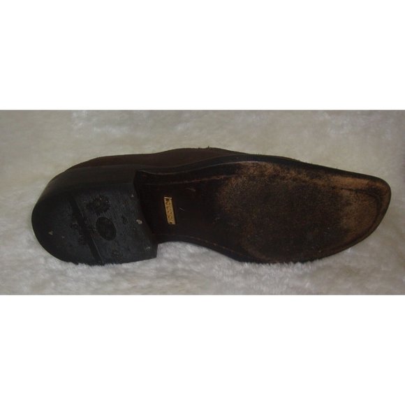 GUCCI Brown Suede Leather Slip On Dress Loafer Shoes Men Size 7 D - Picture 4 of 5